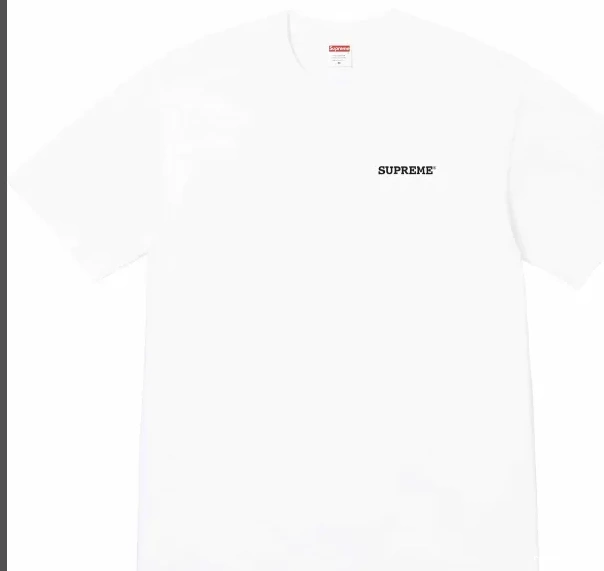 Printed M Color XL Black and L Back White Logo Letter T-shirt Tee Patchwork S 24SS 0825